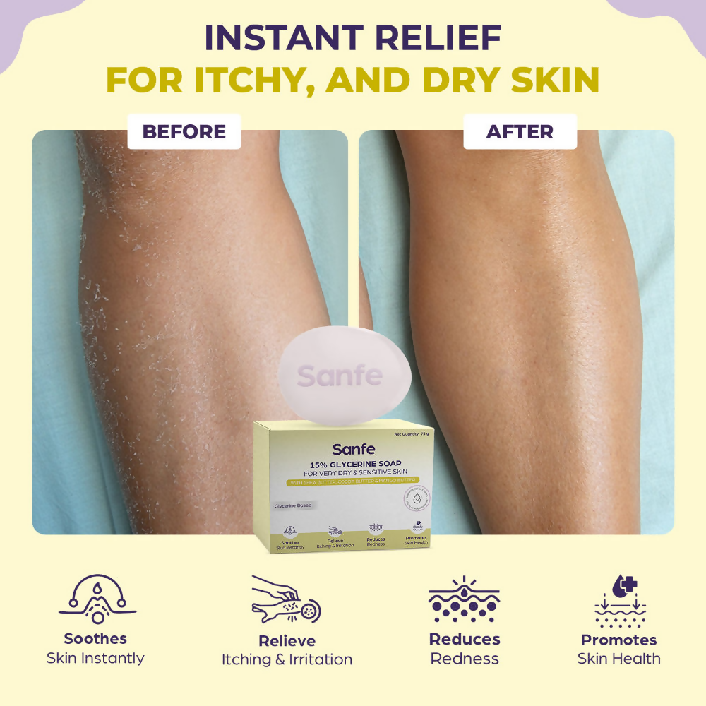 Sanfe Eczema Soap For Very Very Dry Skin | Grocsy