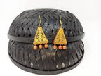 Terracotta Boho Ear Hangings-Copper Gold | Grocsy