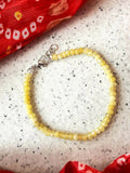 Joban Fashion Light Yellow Glass Glass Beads Trendy Bracelets | Grocsy