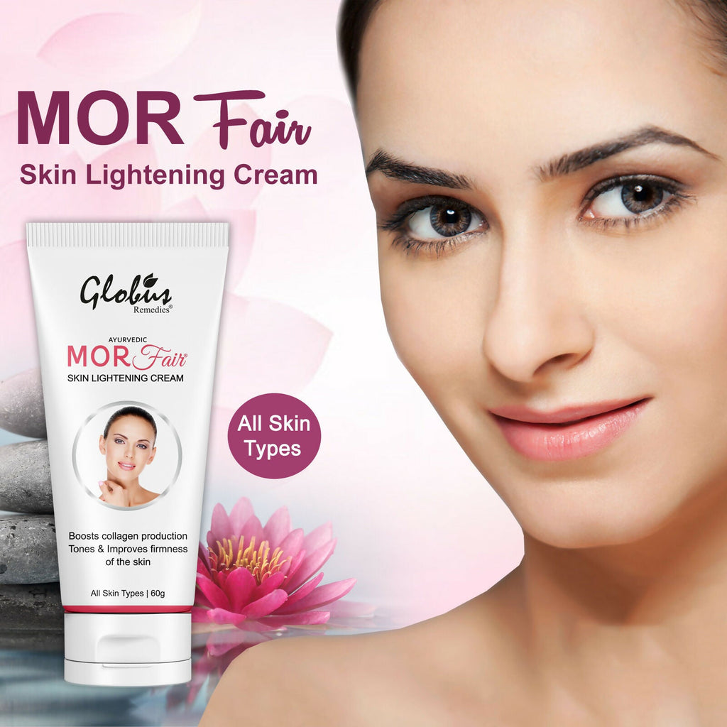 Globus Remedies Mor Fair Skin Lightening Cream, Enriched with Papaya & Orange | Grocsy