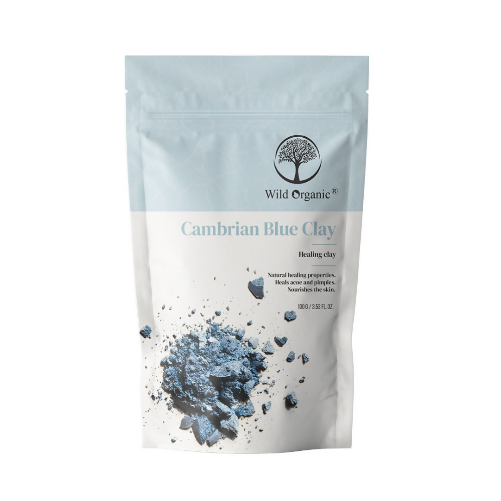 Wild Organic Cambrian Blue Healing Clay Powder | Grocsy