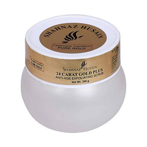 Shahnaz Husain 24 carat Gold Plus Anti-Age Exfoliating Scrub | Grocsy
