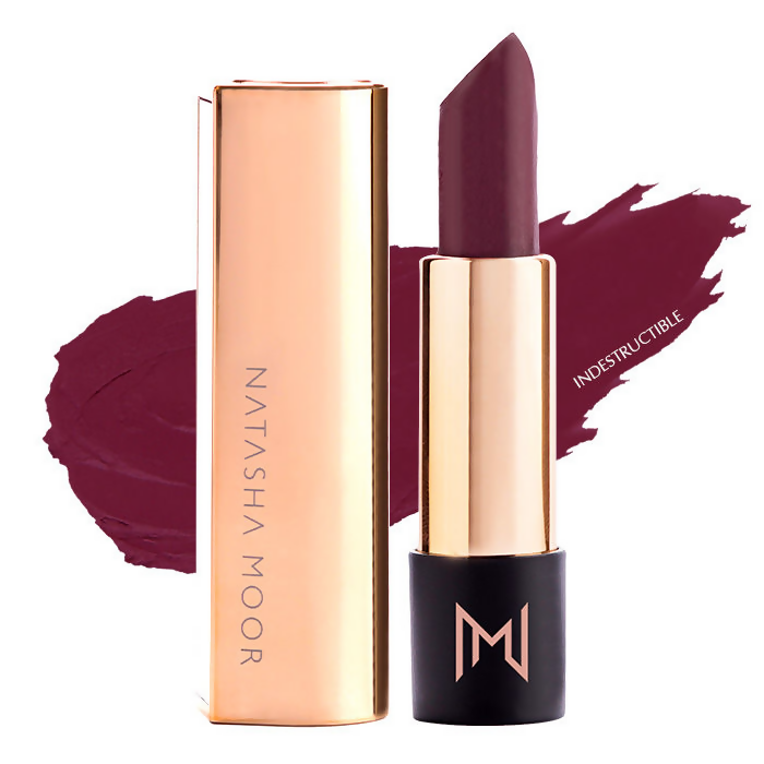 Natasha Moor Silk Suede Lipstick - Indestructible | Grocsy