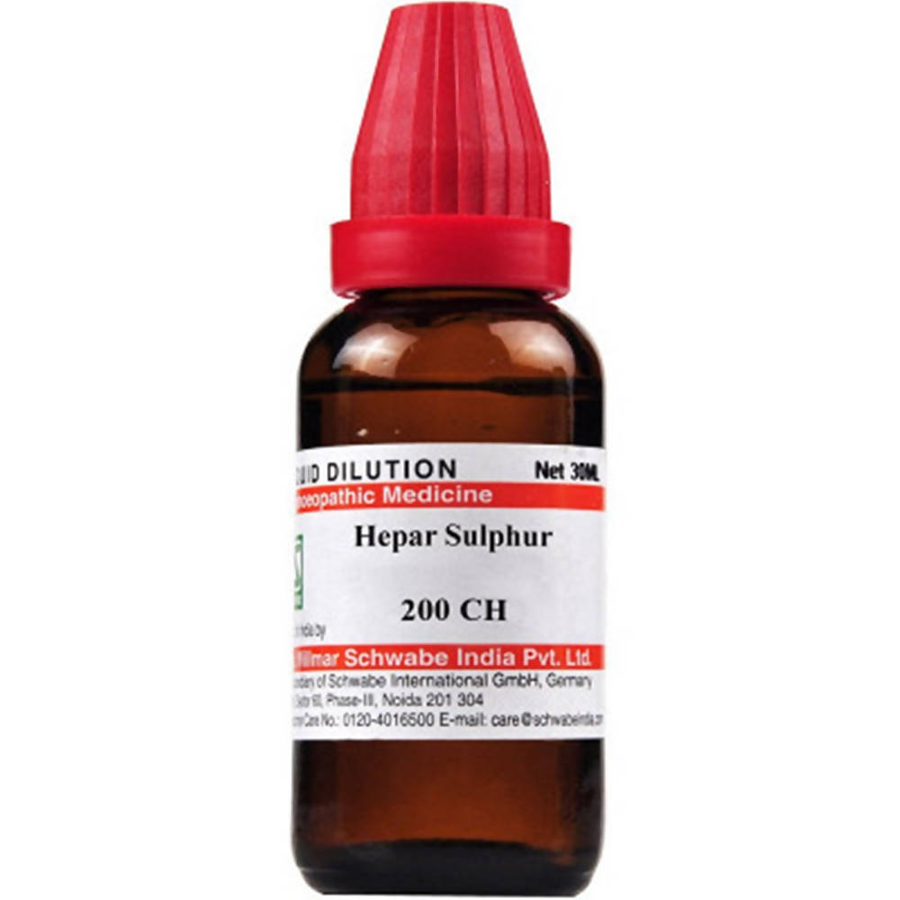 Dr. Willmar Schwabe India Hepar Sulphur Dilution | Grocsy