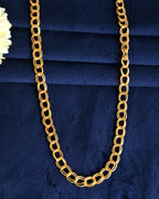 VOJ Gold-Polished Designer Circular Chain For Men | Grocsy