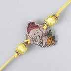 Bal Ganesha Rakhi & Kaju Rolls Box | Grocsy
