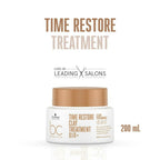 Schwarzkopf Professional Bonacure Time Restore Clay Treatment Q10+ Hair Mask | Grocsy