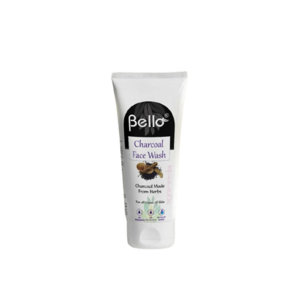 Bello Herbals Charcoal Face Wash | Grocsy
