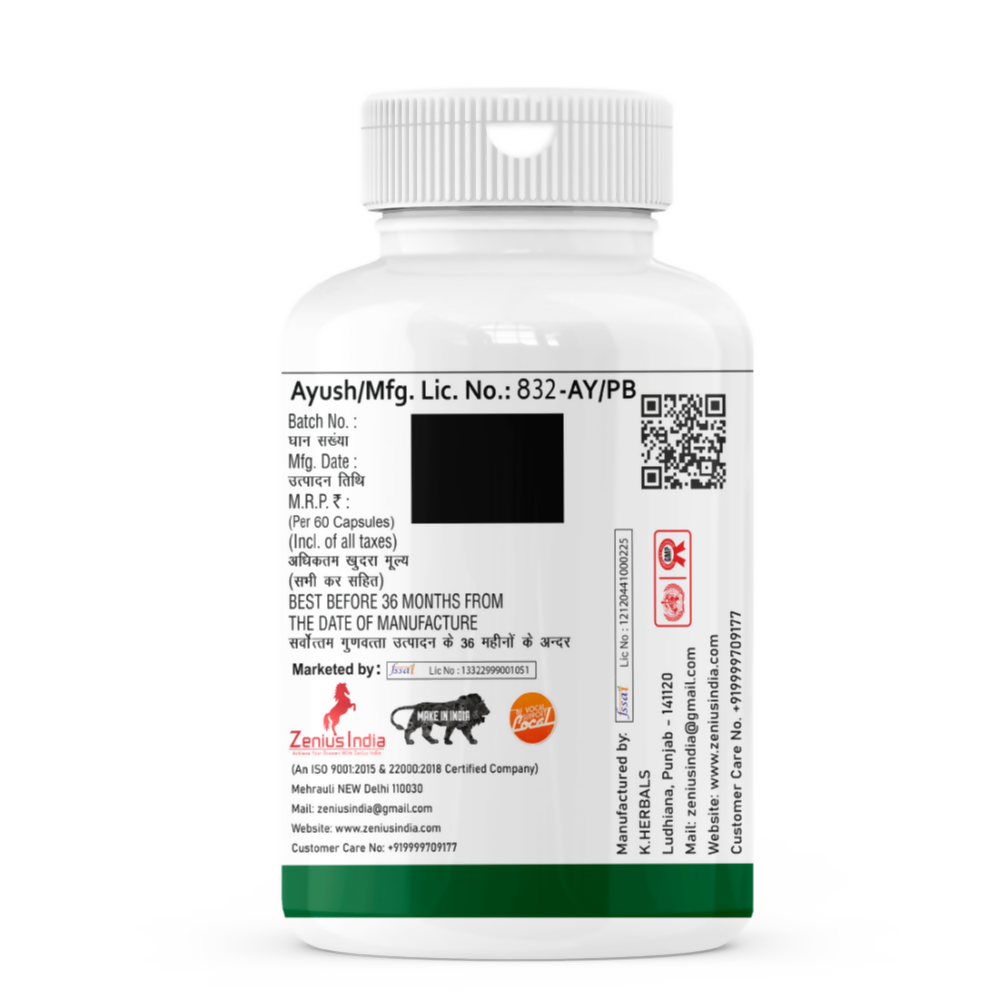 Zenius Hair O Care Capsule for Hair Growth | Grocsy