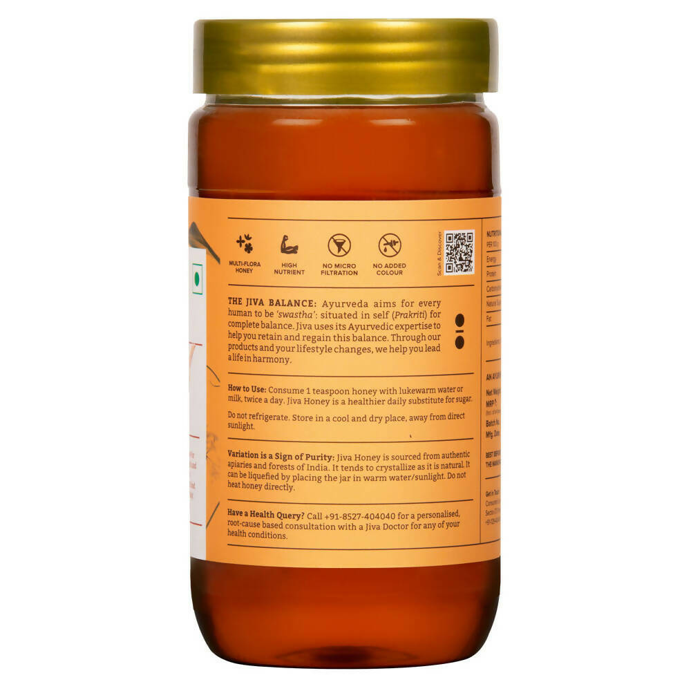 Jiva Ayurveda Honey | Pure Natural Honey for Immunity, Digestion & Ayurvedic Wellness - Swadesiicart