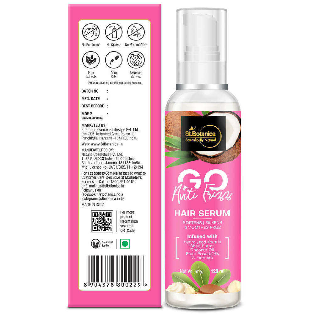 St.Botanica Go Anti Frizz Hair Serum | Grocsy