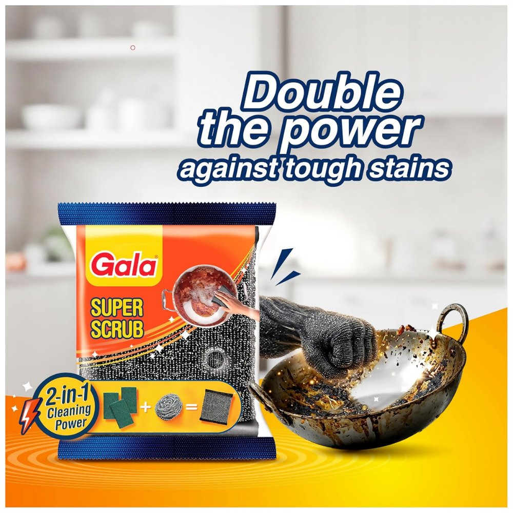 Gala Super Scrub Set - Pack of 6 | Grocsy