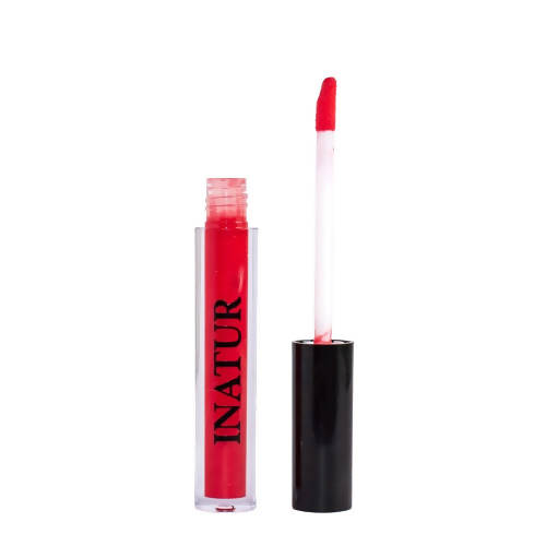 Inatur Lip Gloss-L7-Cheeky Red | Grocsy