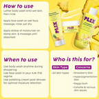 PLIX The Plant Fix Pineapple Trio With Cleanser, Body Wash & Cream | Grocsy