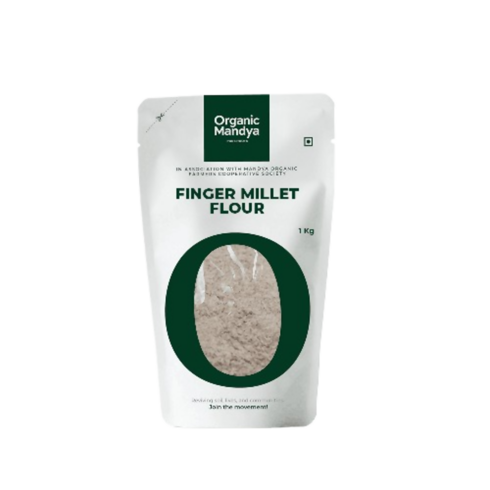 Organic Mandya Finger Millet Flour (Ragi Flour) | Grocsy