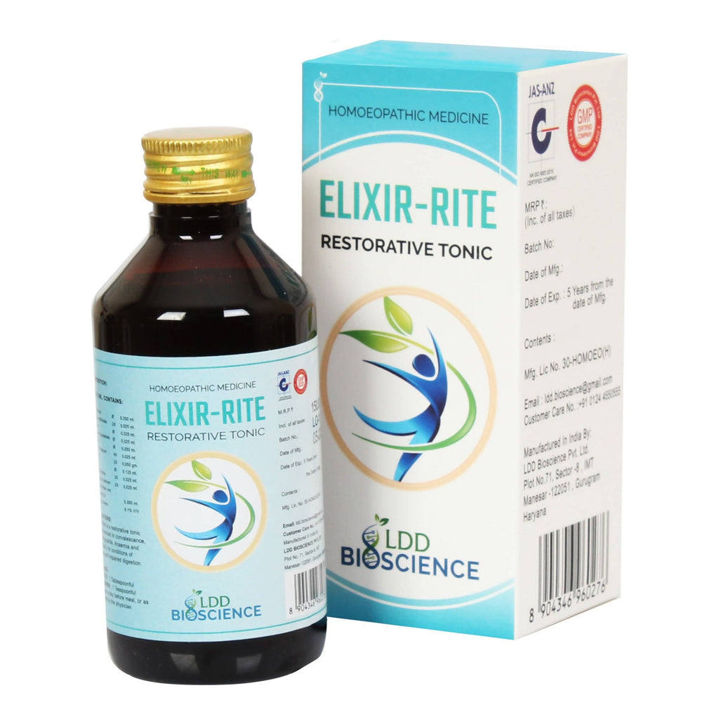 LDD Bioscience Homeopathy Elixir-Rite Restorative Tonic | Grocsy