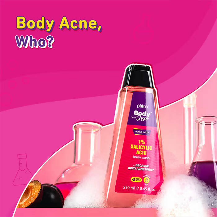Plum BodyLovin 1% Salicylic Acid Body Wash | Grocsy