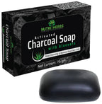 Nutriherbs Aloevera Activated Charcoal Soap | Grocsy