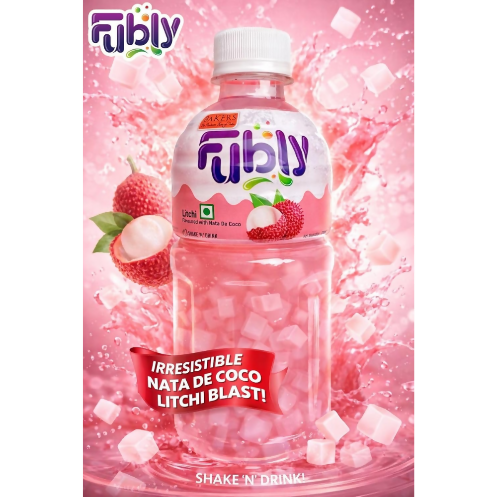 BAKERS Fubly Litchi Juice Drink | Grocsy