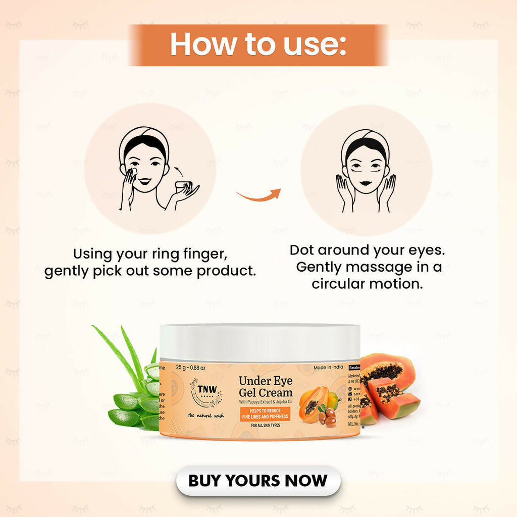 The Natural Wash Under Eye Gel Cream | Grocsy