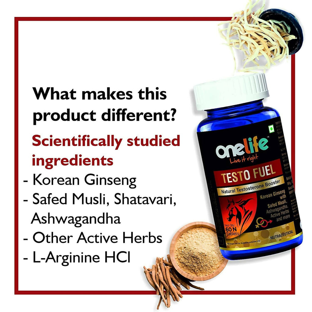 Onelife Testo Fuel Tablets | Grocsy