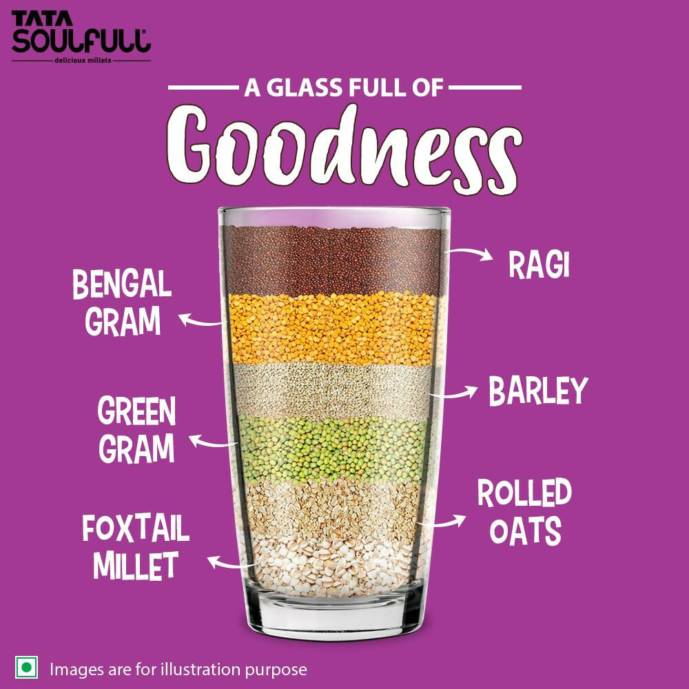 Tata Soulfull Nutri Drink+ For Kids With Millets - Chocolate Brownie Flavor | Grocsy