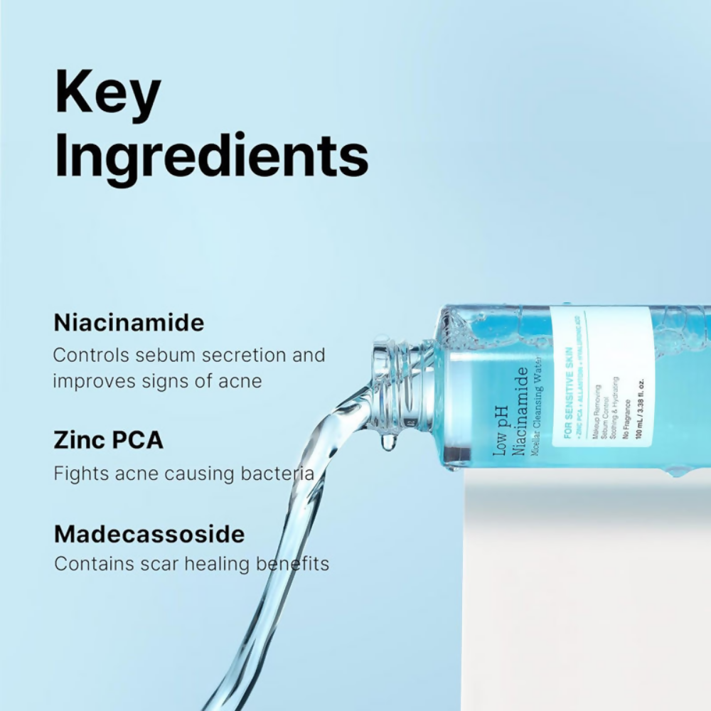 Cosrx Low pH Niacinamide Micellar Cleansing Water | Grocsy