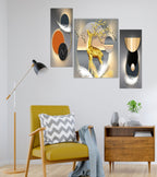 Tehzeeb Creations Set Of 3 Digital Wall Painting | Grocsy