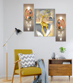 Tehzeeb Creations Set Of 3 Digital Wall Painting | Grocsy