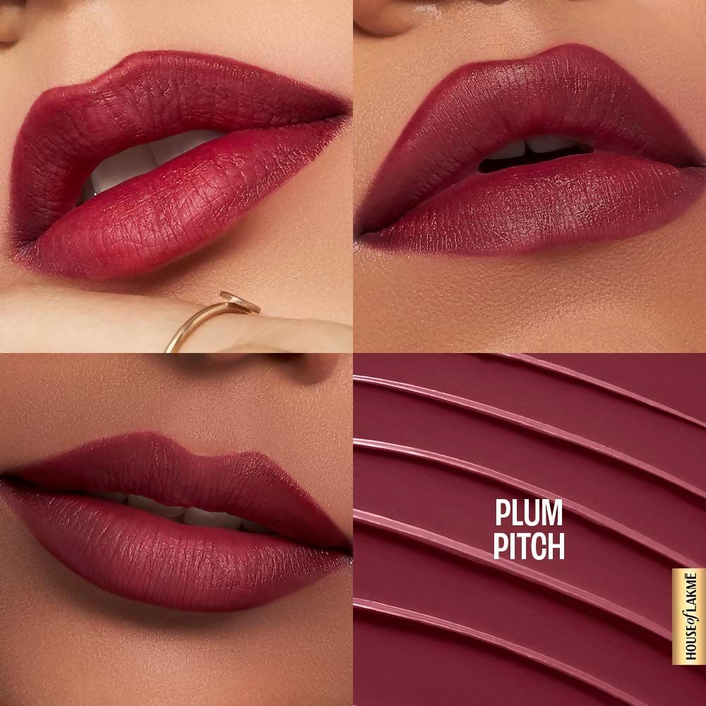 Lakme 9to5 Hya Matte Lipstick - Plum Pitch | Grocsy