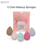 BUNGALOW BEAUTY Makeup Blending Sponge - Pack of 5 | Grocsy