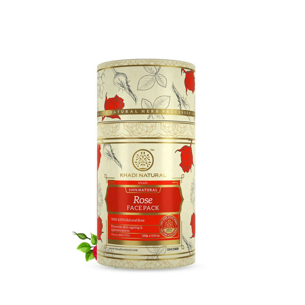 Khadi Natural Rose Face Pack | Grocsy