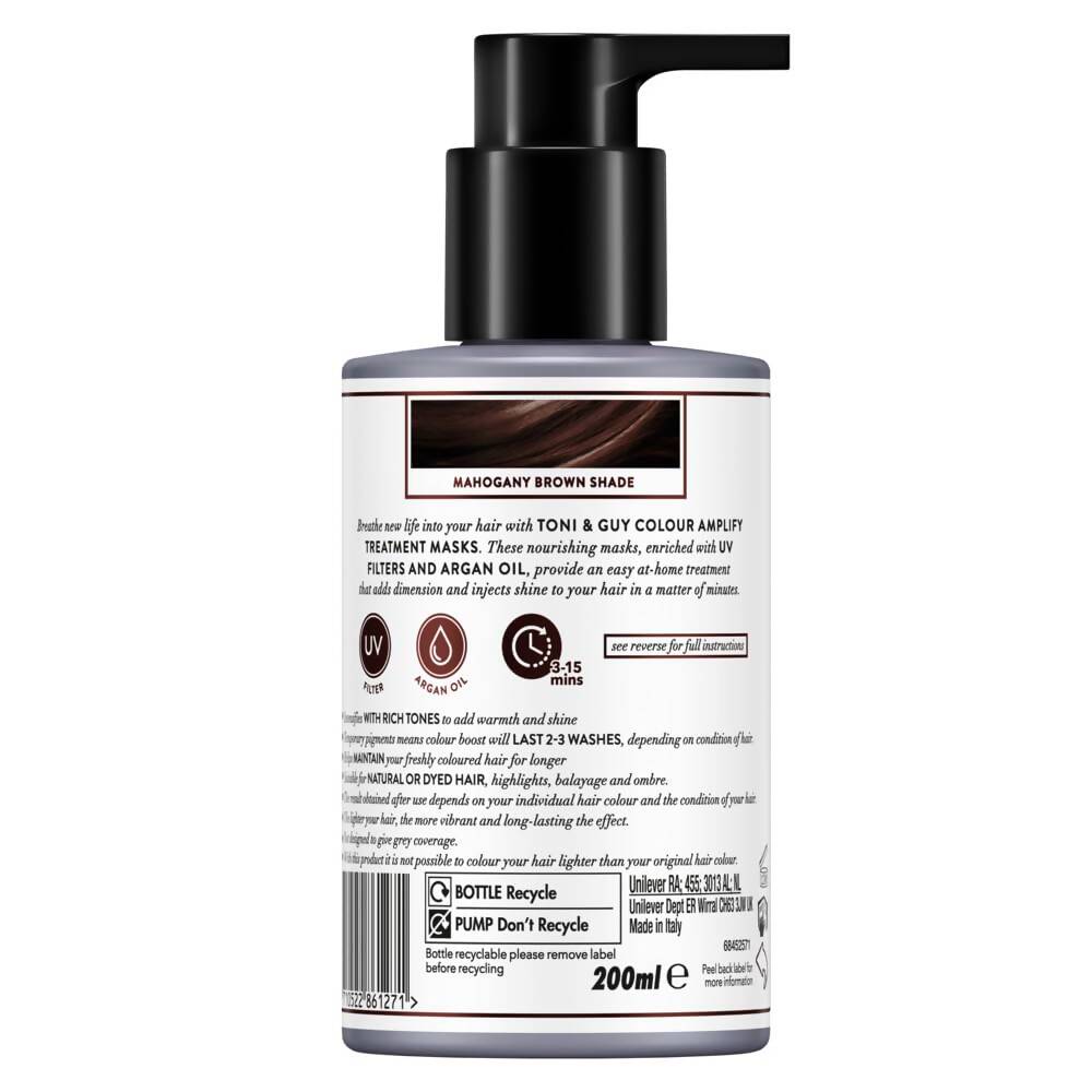 Toni&Guy Colour Amplify Hair Mask - Mahogany Brown | Grocsy