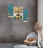 Tehzeeb Creations Set Of 3 Digital Wall Painting | Grocsy