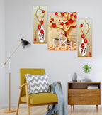 Tehzeeb Creations Set Of 3 Digital Wall Painting | Grocsy