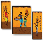 Tehzeeb Creations Set Of 3 Digital Wall Painting | Grocsy