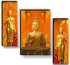 Tehzeeb Creations Set Of 3 Digital Wall Painting | Grocsy