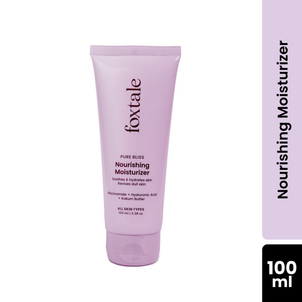 Foxtale Nourishing Moisturiser With Niacinamide & Vit E For 24Hr Hydration | Grocsy