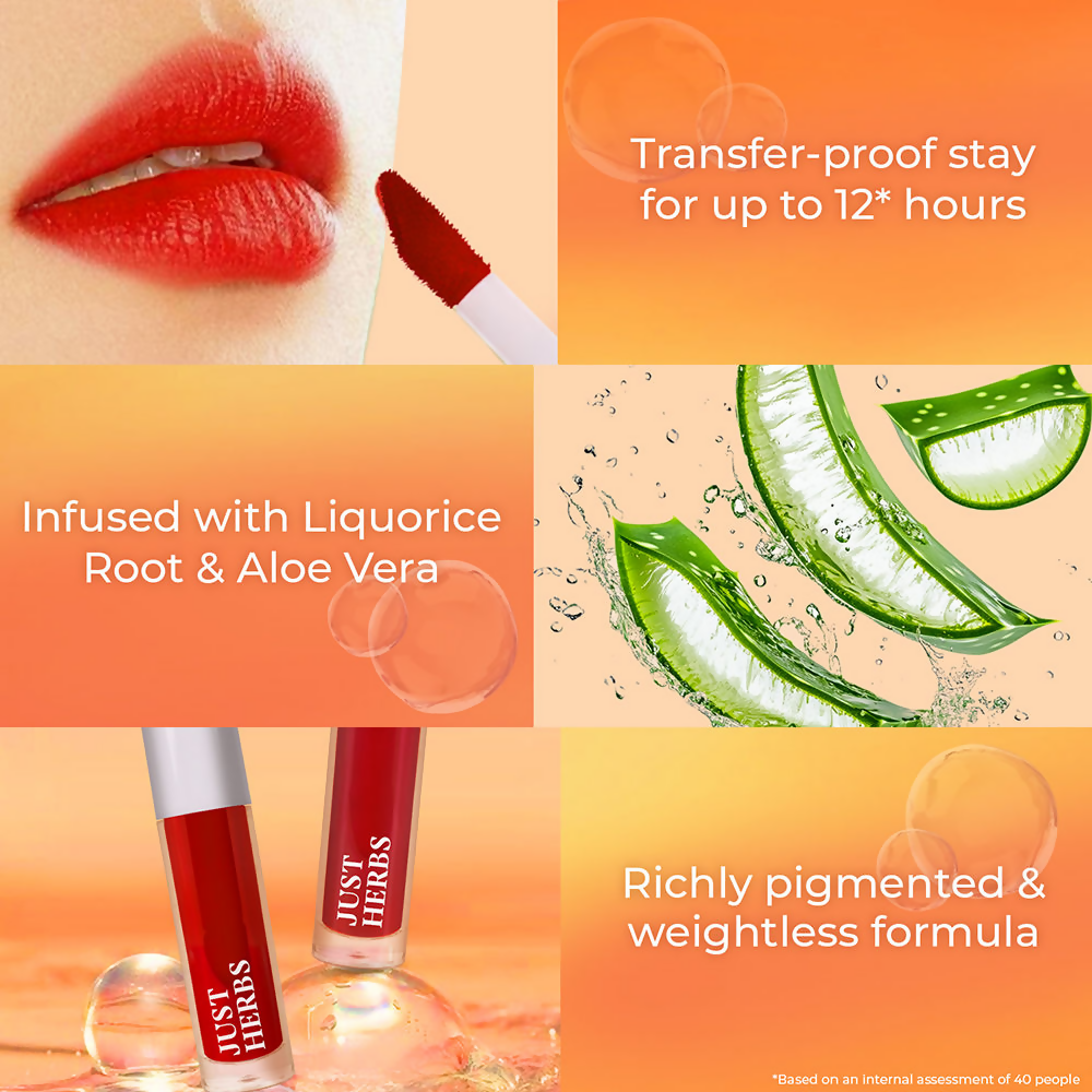 Just Herbs Water Baby Lip & Cheek Tint - Cherry On Top | Grocsy
