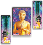 Tehzeeb Creations Set Of 3 Digital Wall Painting | Grocsy