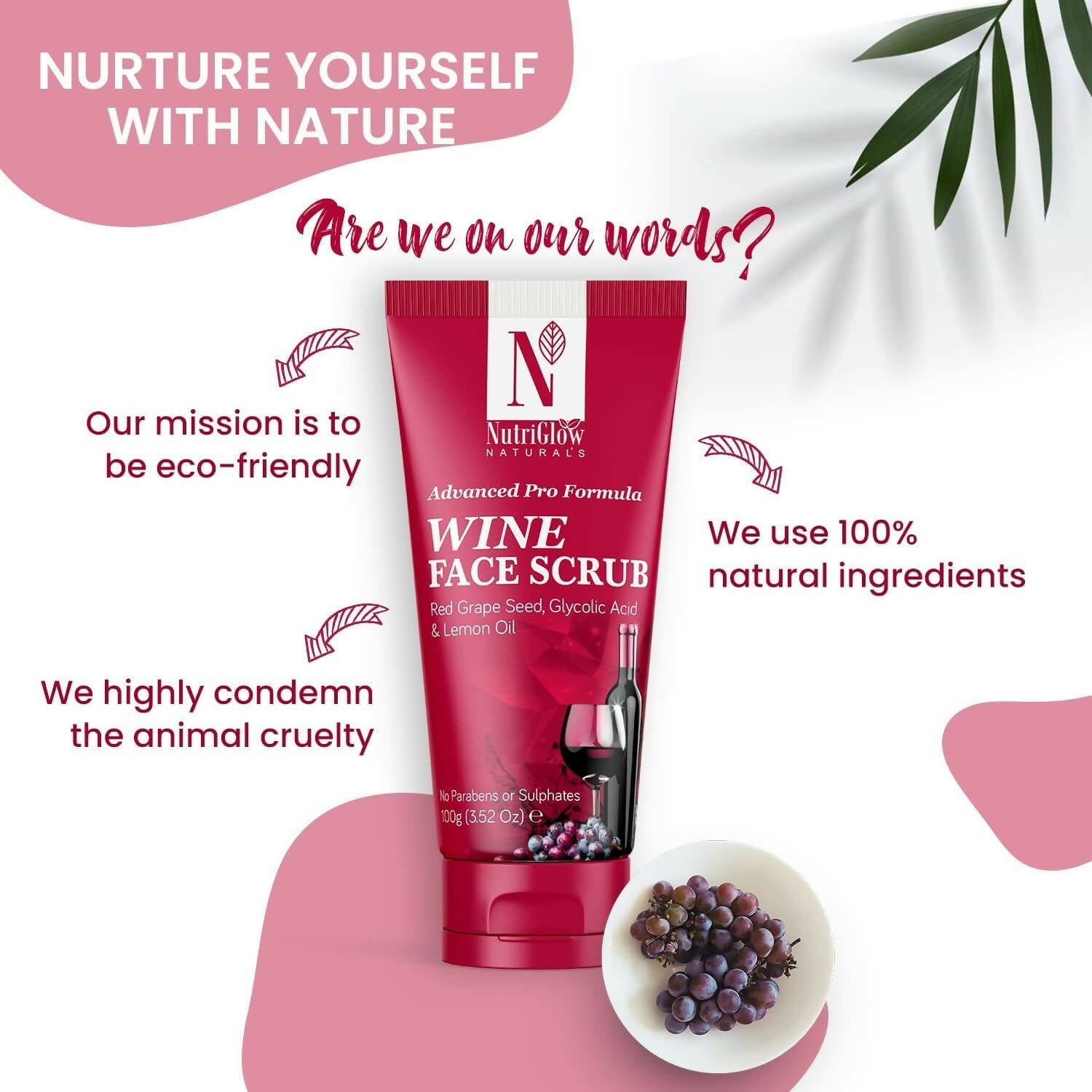 NutriGlow NATURAL'S Advanced Pro Formula Wine Hair Spa | Grocsy