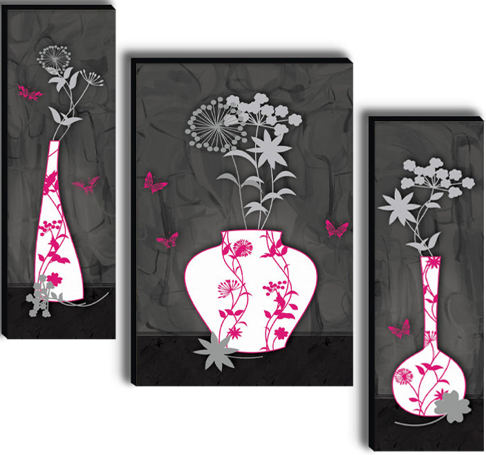 Tehzeeb Creations Set Of 3 Digital Wall Painting | Grocsy
