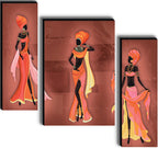 Tehzeeb Creations Set Of 3 Digital Wall Painting | Grocsy
