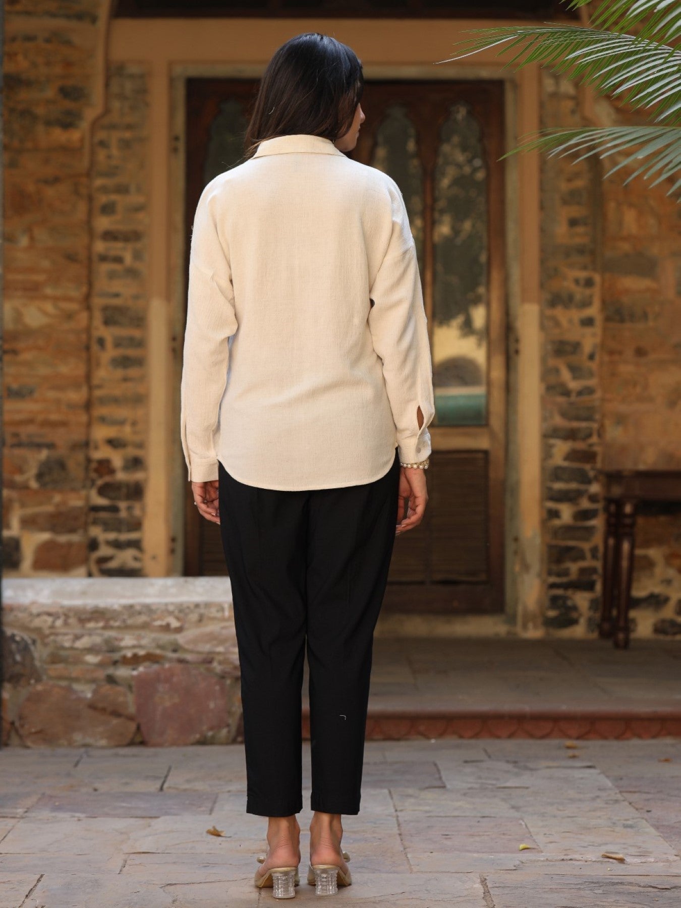 Juniper Women's Rayon Flex Embroidered Women's Shirt | Grocsy