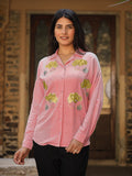 Juniper Women's Rayon Flex Embroidered Women's Shirt | Grocsy