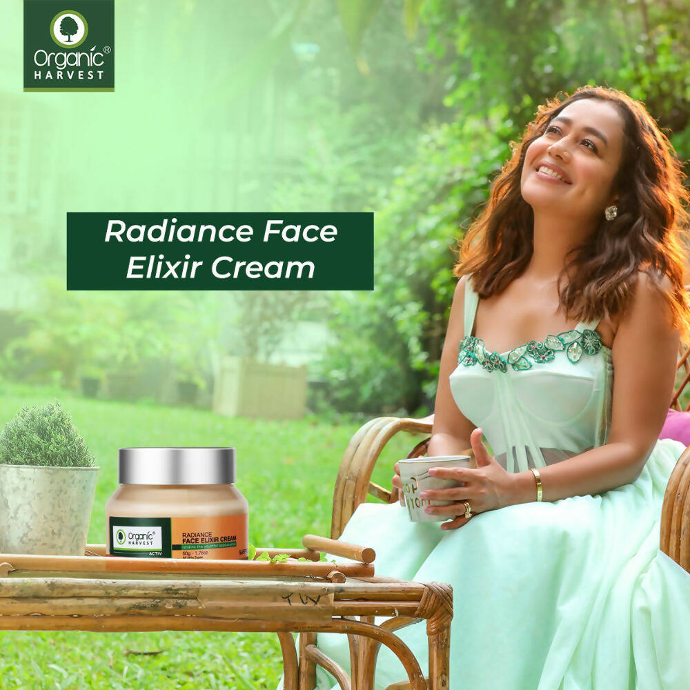 Organic Harvest Activ Saffron Radiance Face Elixir Cream | Grocsy