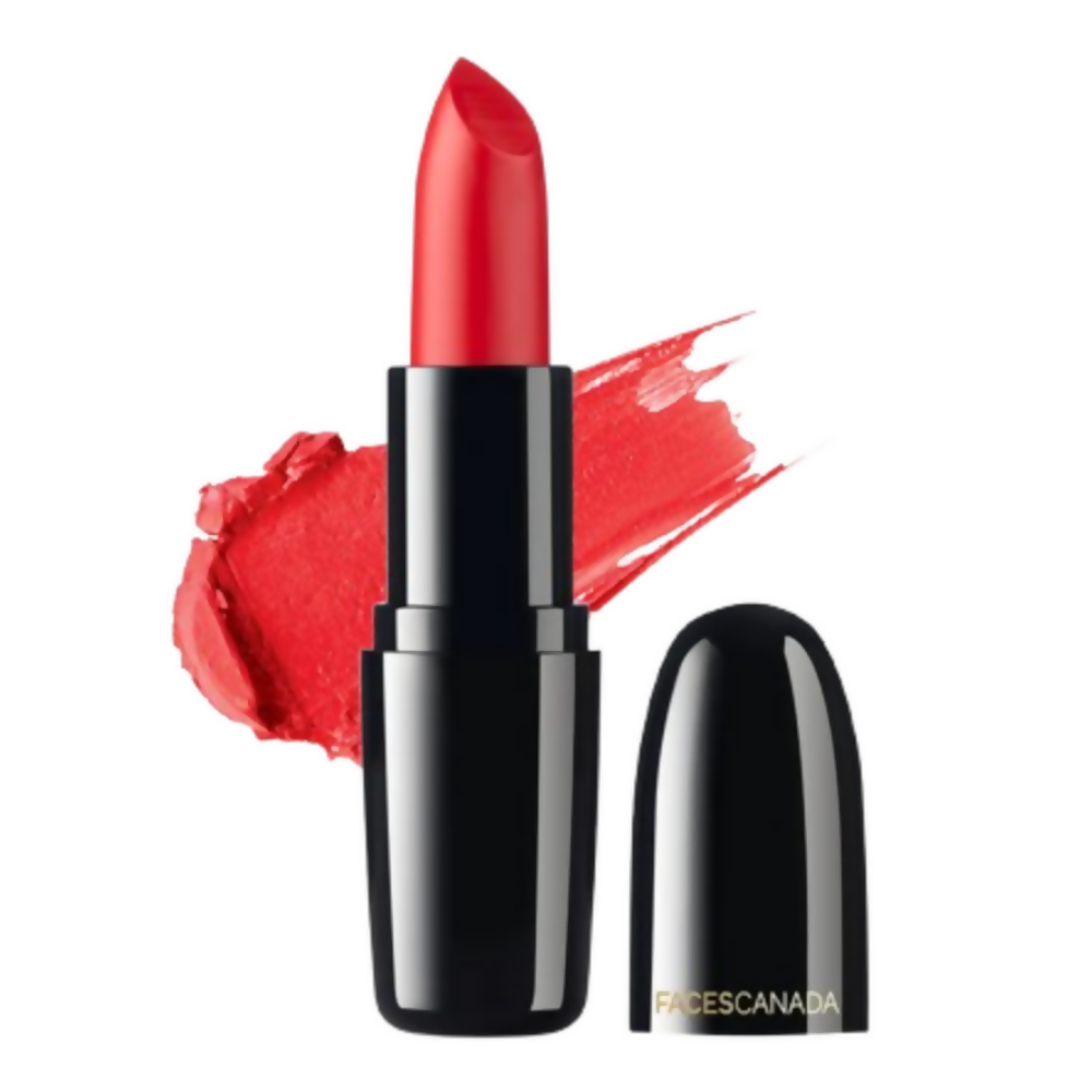 Faces Canada Creme Finish Lipstick - Lady In Red 11 | Grocsy