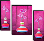 Tehzeeb Creations Set Of 3 Digital Wall Painting | Grocsy