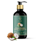 Ivory Natural Wood Pressed Organic Coconut Oil , Premium Extra Virgin Oil - For Radiant Skin, Hair Wellness & Baby Care | Grocsy