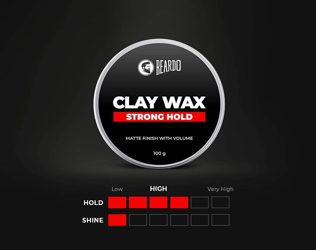 Beardo Hair Clay Wax - Strong Hold | Grocsy